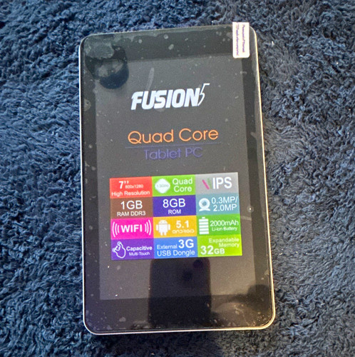 Fusion5 7in quad core 3ghz - 7in, 1.3ghz