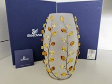 SWAROVSKI  'LEAVES VASE TOPAZ' BRAND NEW