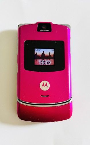 Motorola razr pink - v3,