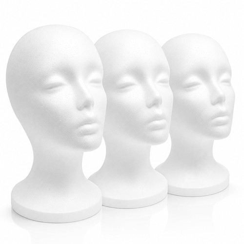 Inch foam wig heads - inch,