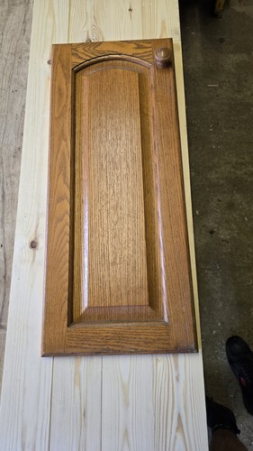 Solid oak kitchen cupboard