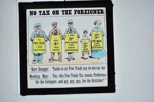 Political cartoon free trade - political,