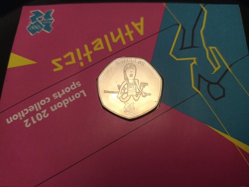 Olympic 50p coins - coins, 2012