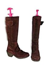 FLY London brown suede knee