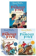 Enid Blyton The Famous Five 3 Book Collection Set 9 Stories (Collection 5, 6, 7)
