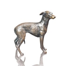 Lurcher Dog Solid Bronze