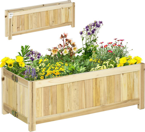 Foldable raised garden bed - foldable,