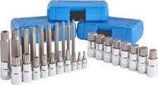 J&R Quality Tools 28pc Hex & XZN 12 Point MM Triple Square Spline One Size 