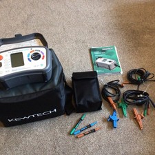 KEWTECH KT64DL DIGITAL 6-in-1 MULTIFUNCTION TESTER, ACCESSORIES & CARRY CASE