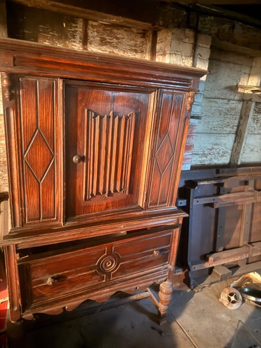 Antique jacobean dining room - antique,