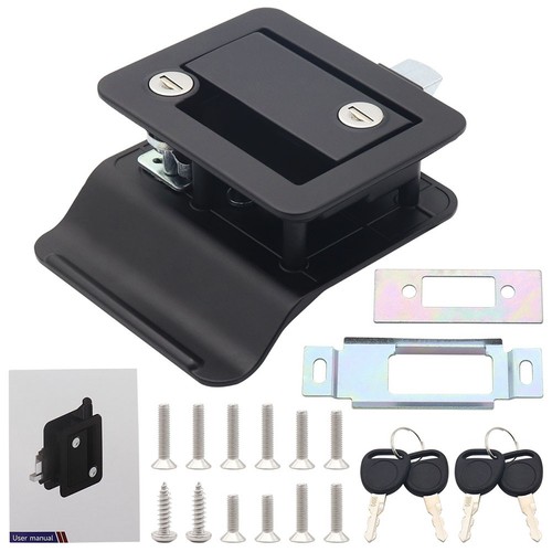 Camper trailer door lock - trailer,