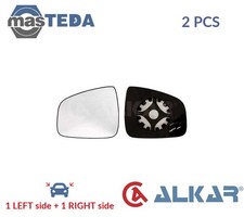 6432594 REAR VIEW MIRROR GLASS PAIR LHD ONLY ALKAR 2PCS FOR DACIA DUSTER,LOGAN