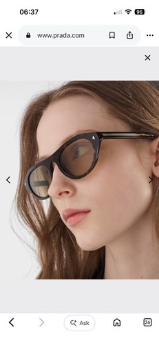 Prada sunglasses opr b15s root - prada,