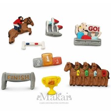 Horse Racing Edible Cake