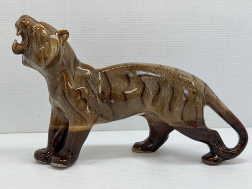 Vintage ceramic tiger - tiger, figurine