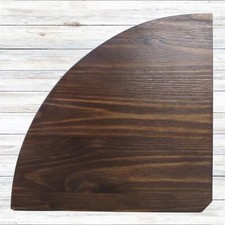 Wooden corner shelves - wooden, floating