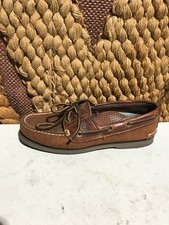Timberland  Brown Leather Boat