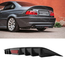 For 3 Series E46 1998-2006 Rear Bumper Diffuser 6-Fin Splitter Spoiler Body Kit