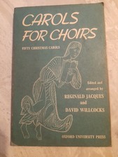 Vintage CAROLS FOR CHOIRS Fifty Christmas Carols - By Jacques & Willcocks - 1961