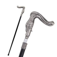 Silver Snake Cane Fantasy