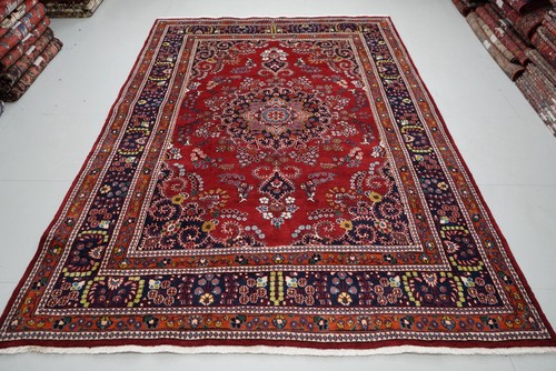 Vintage handmade wool oriental - handmade,
