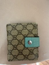 Vintage Gucci Blue Croc Print