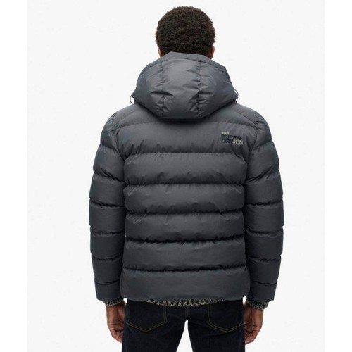 Superdry hooded sports puffer - sports,