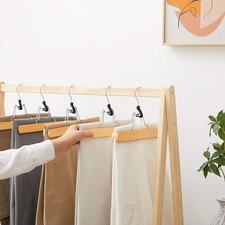 12 Pack Wooden Trouser Hangers
