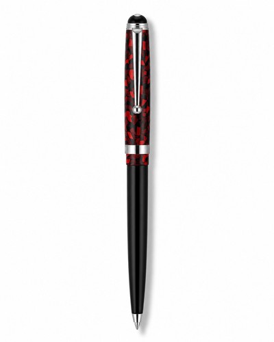Vintage duke ballpoint pen - ballpoint, red