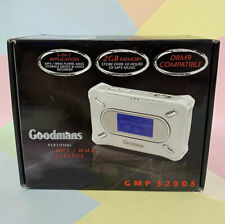 Goodmans Personal Mp3/wma Jukebox rare new old stock! Never touched! 2000s model