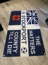 Stockport County FC Flag 5ft