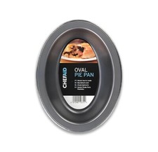 Small Metal Oval Pie Dish