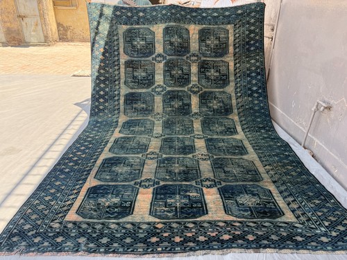 6x9 faded afghan ersari - faded,