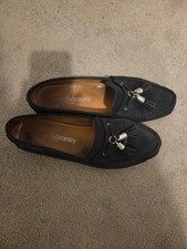 blue suede size 6 flat Russell