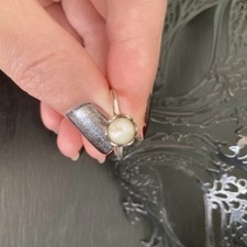 Genuine PANDORA | sterling silver | pearl ring