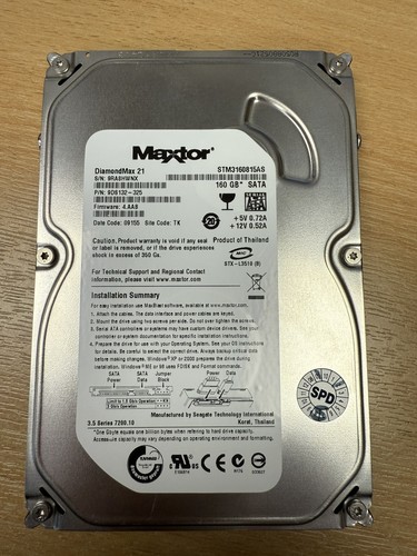 Seagate maxtor 160gb hdd - seagate,
