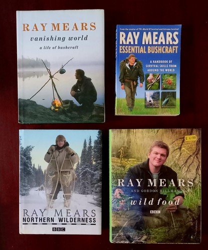 Ray mears books job lot - mears, x4