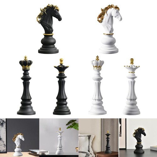 Resin chess pieces - resin, statue