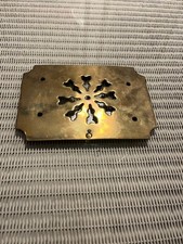 Vintage Brass Air Vent Grate Grille Cover Ventilation Antique Art Deco 20x14cm 