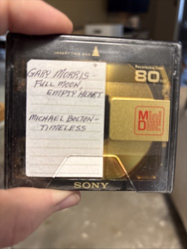 Sony gold minute - md,