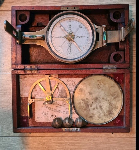 1880s coal miners compass - coal,