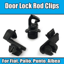 2x Door Lock Rod Clips For