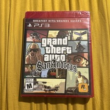 Grand Theft Auto San Andreas Brand New Sealed PS3 Greatest Hits