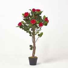 Artificial Potted Rose Tree