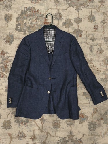 Suit supply mens - 36r, linen