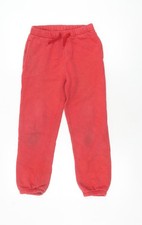 GapKids Boys Red Jogger Trousers, Size 8-9 Years, Cotton Blend
