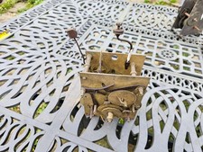 Antique 8 day Longcase grandfather clock movement works MOON drive wheel