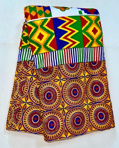 African fabric woven kente - woven,