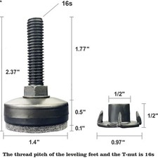 8 Pack Adjustable Leveling