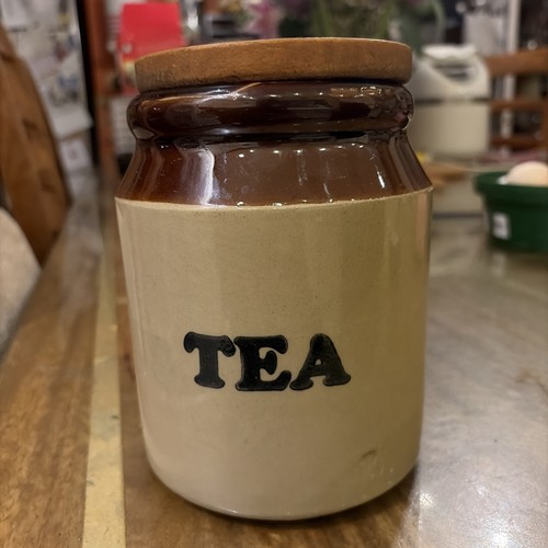 Pearsons tea jar - tea,